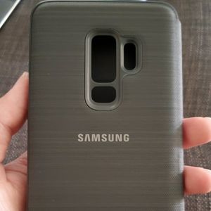 BLACK SAMSUNG S9+ LED CASE